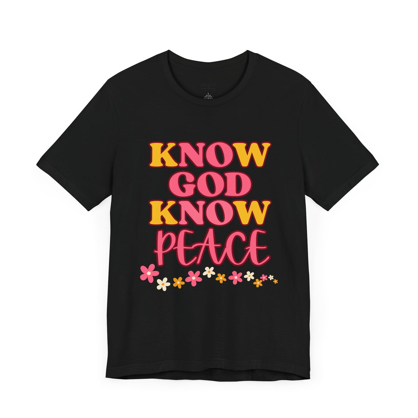 'Jesus, Prince of Peace' Floral Short Sleeve Tee for Faith and Love