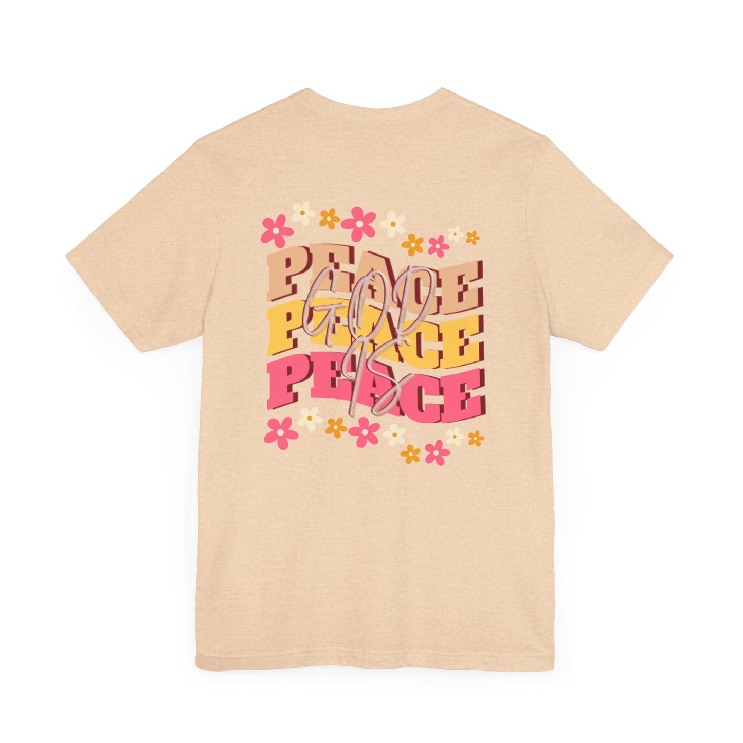 'Jesus, Prince of Peace' Floral Short Sleeve Tee for Faith and Love