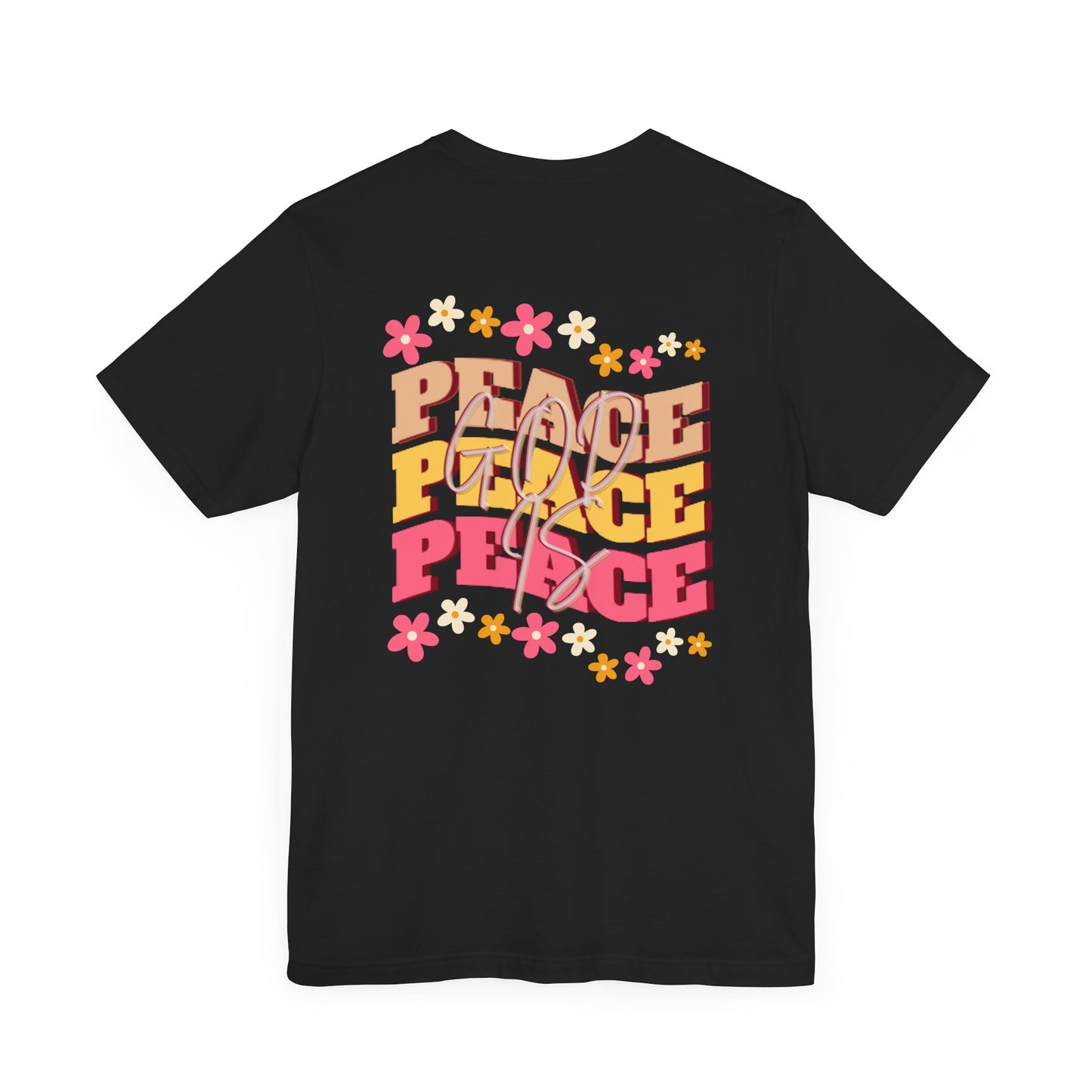 'Jesus, Prince of Peace' Floral Short Sleeve Tee for Faith and Love