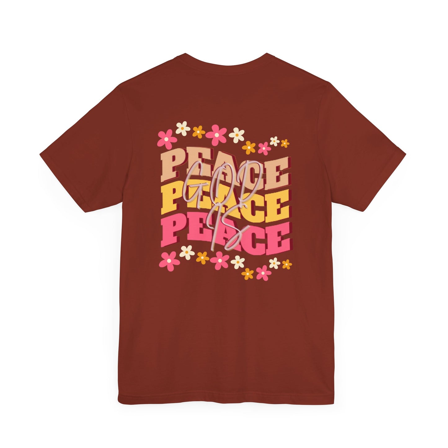 'Jesus, Prince of Peace' Floral Short Sleeve Tee for Faith and Love