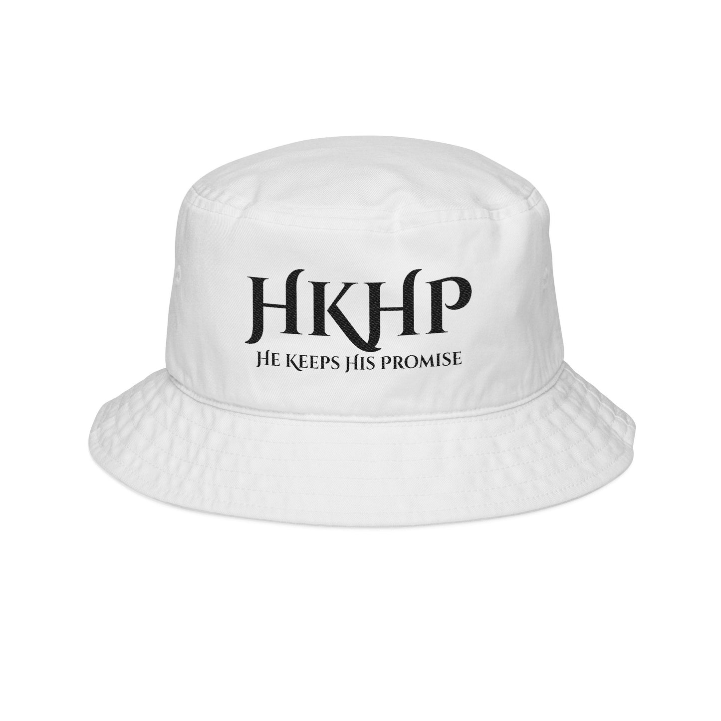 Embroidered Bucket Hat - 'He Keeps His Promise'